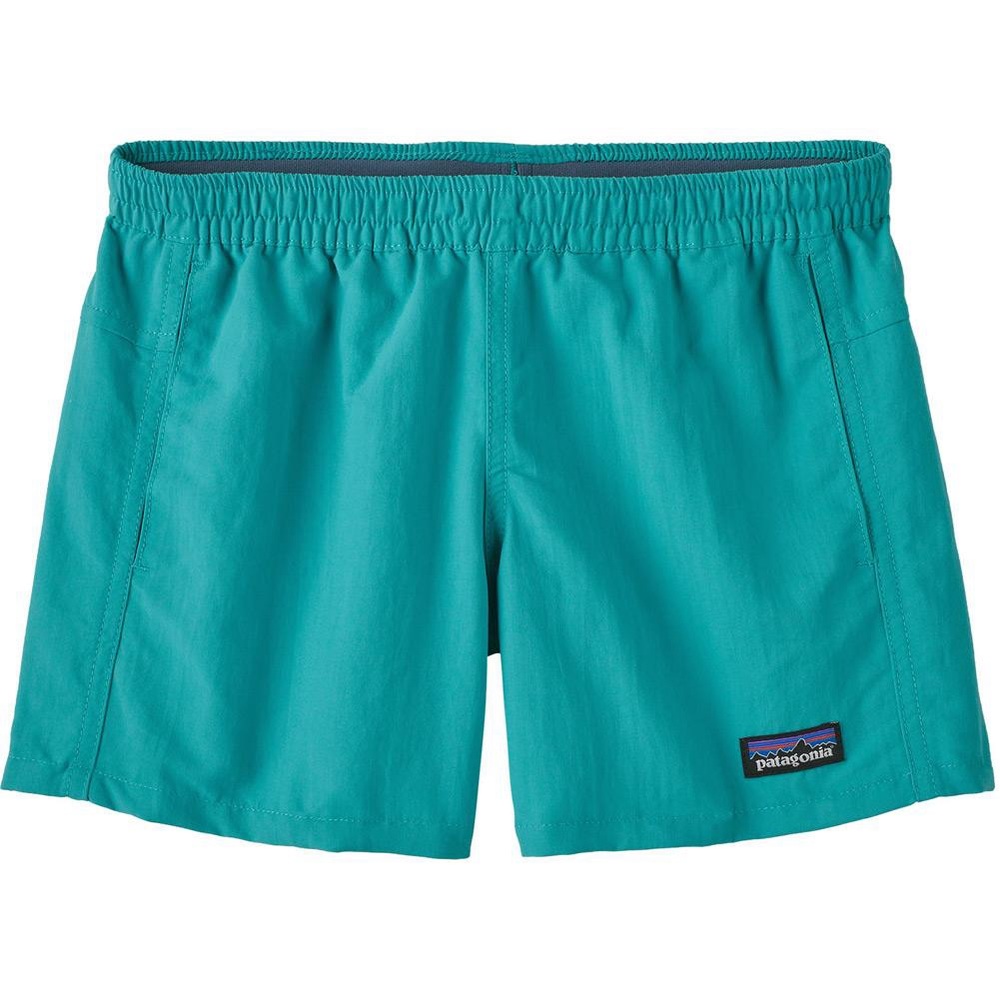 NWT PATAGONIA BAGGIES SHORTS 4 INCH UNLINED KIDS' - size XL (14) -subtidal blue